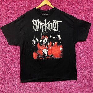 Slipknot Heavy Metal Band Self-Titled Album Cover Art T-Shirt 2XL
